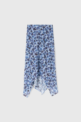 Rodebjer Turner violet ditsy skirt